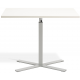 Boost Gas Lift Single Leg Table for Rectangular Tops